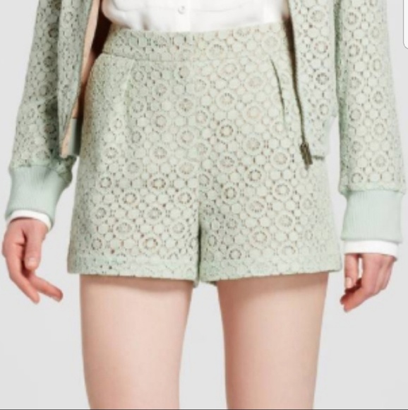 Victoria Beckham for Target Pants - Victoria Beckham for Target Mint Lace Shorts HP!